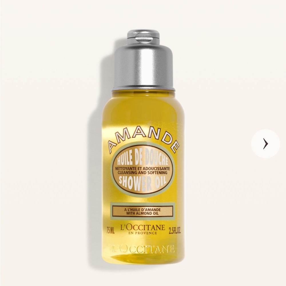 L'OCCITANE Almond Oil Shower Gel - 2.5oz (3 bottles in the pack)